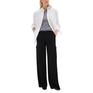 Theory Sleek Black Cargo Pants Size 4